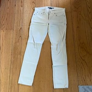 Ralph Lauren sport white denim jeans